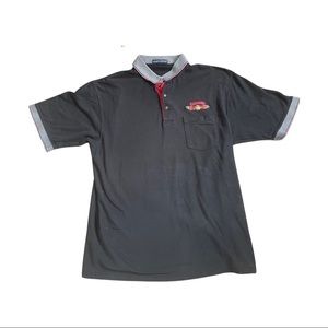 “Good guys” hotrod embroidered vintage polo